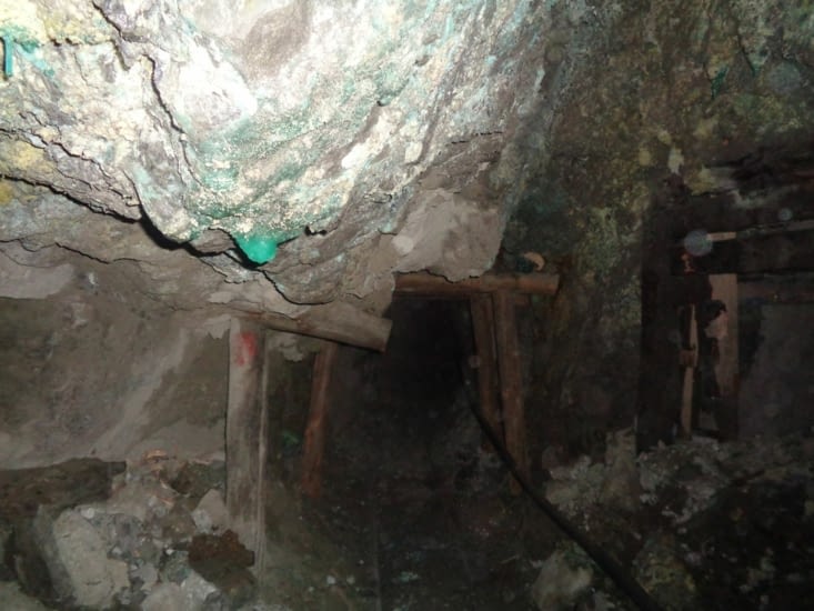 Les galeries des mines de Potosi