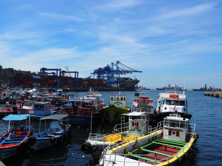 Le port de Valparaiso