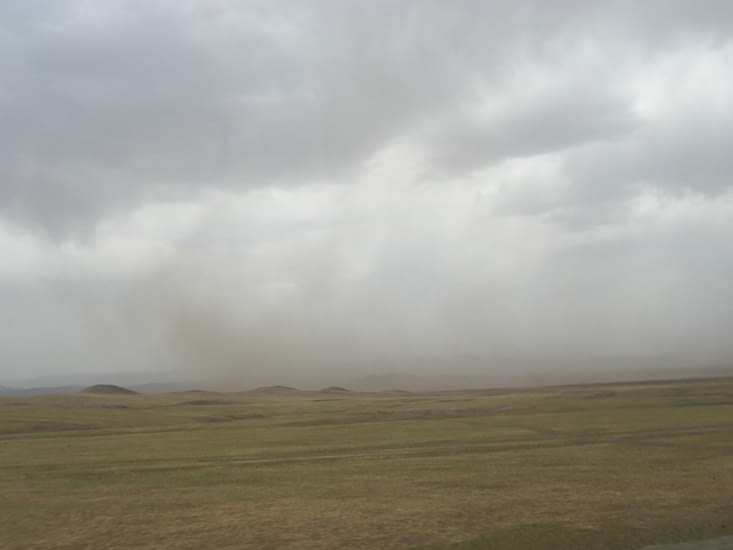 Paysage en direction de Karakorum