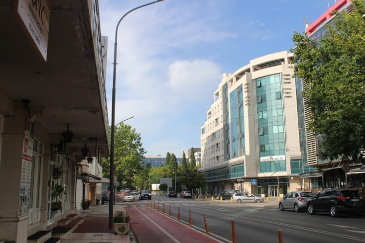 Rue plus récente de Podgorica