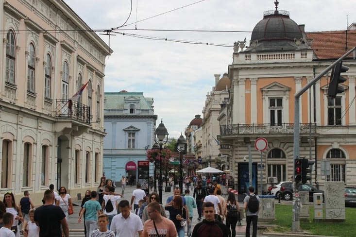 Les rues de Belgrade