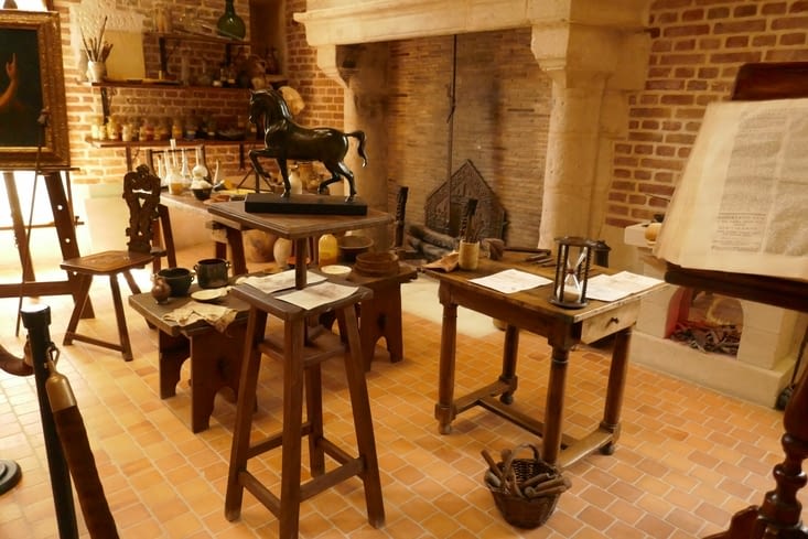 Son cabinet d'expériences,