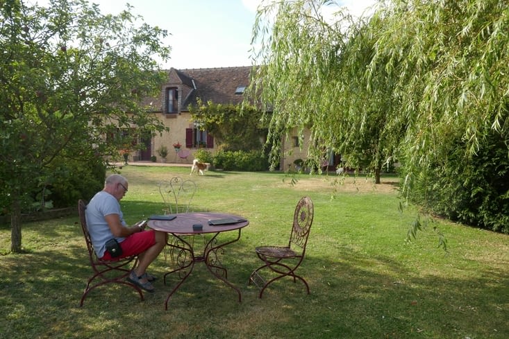 Encore 7 kms... Et voilà notre havre de paix pour ce soir