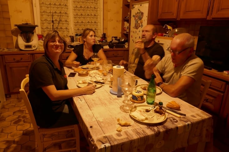 Et notre SUPER table d'hôtes