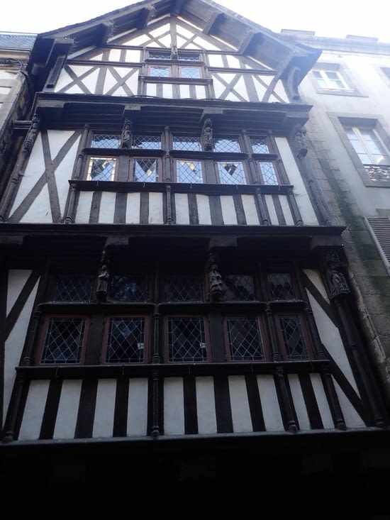 La maison à pans de bois à Morlaix.
