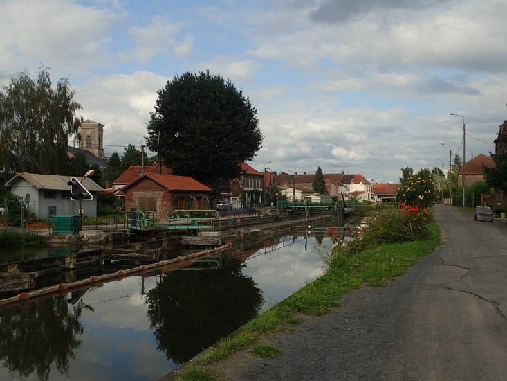 La Sambre à  Marchiennes.