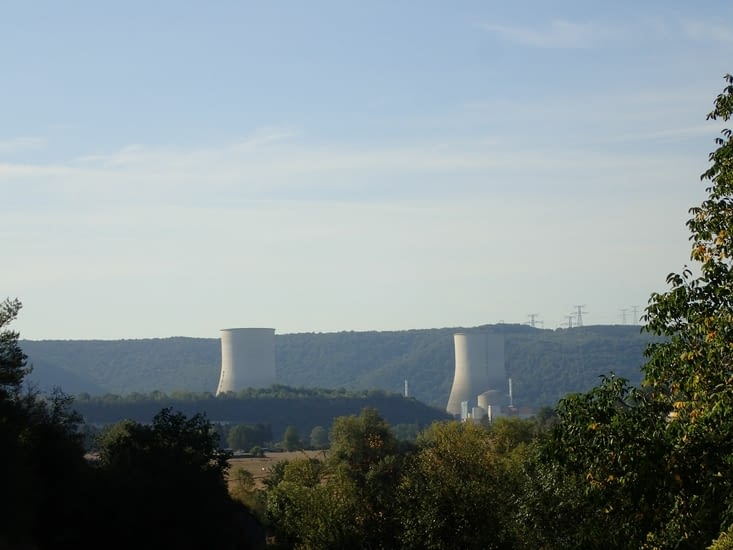 La centrale nucléaire de Chooz... à l'arrêt.
