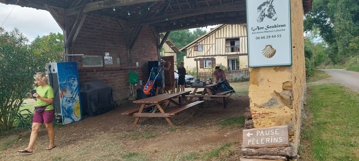 Repos pélerin à Lanne-Soubirran