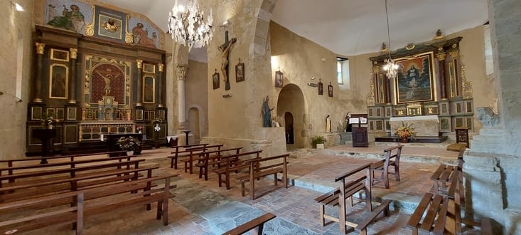 L'église de Larreule, abbaye St Pierre, XIIIe siècle