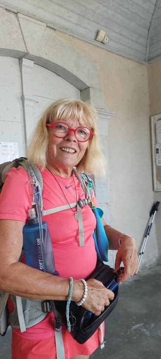 MiPau, pèlerine fort sympathique rencontrée en journée
