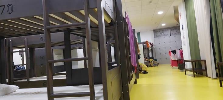 Et à l'albergue, d'un autre style...