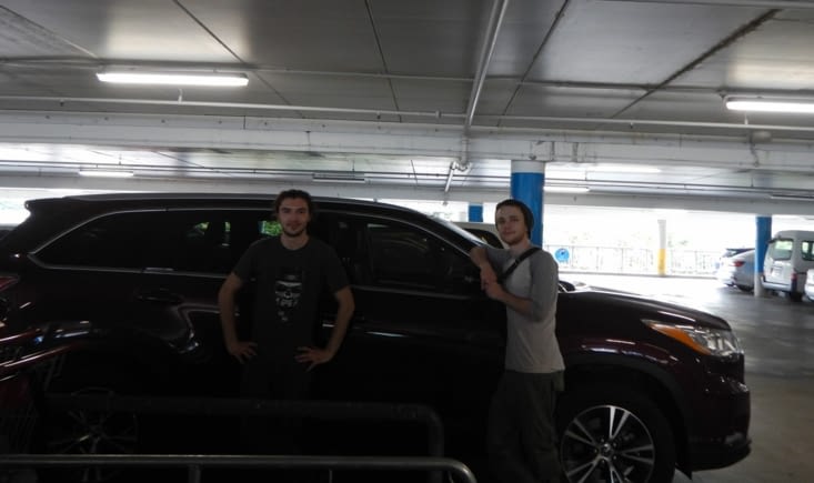 Notre abri de fortune pour 2 jours