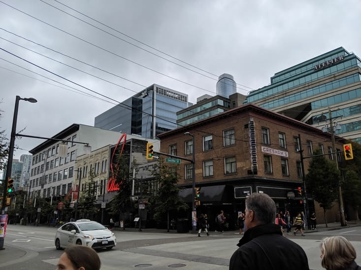 Premières rues de Vancouver