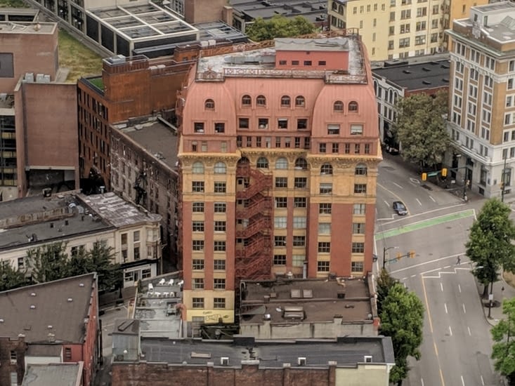 Vancouver vue d'en haut