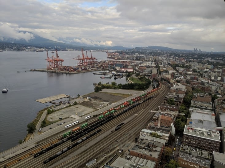 Vancouver vue d'en haut