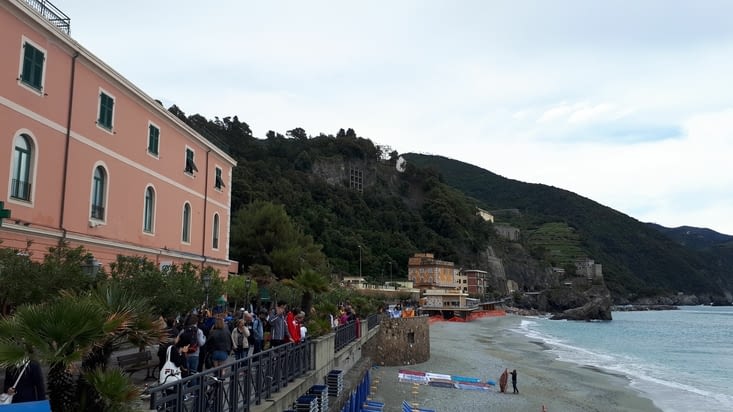 En arrivant à Monterosso