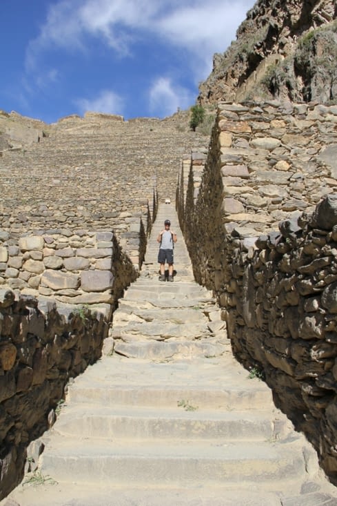 Encore des escaliers (après ceux du Machu Picchu !)