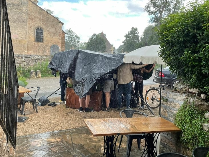 Une "petite" averse...