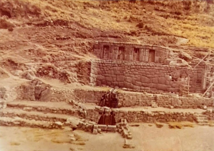 Les fouilles à la fontaine de l'Inca