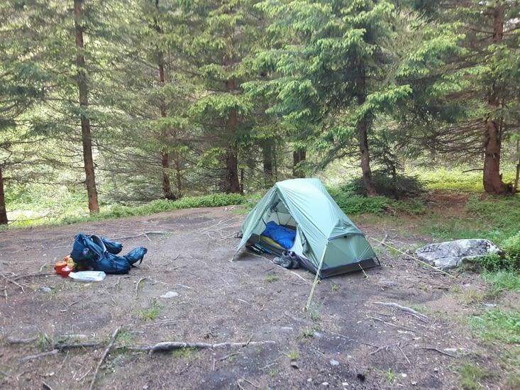 bivouac pont de la rollaz