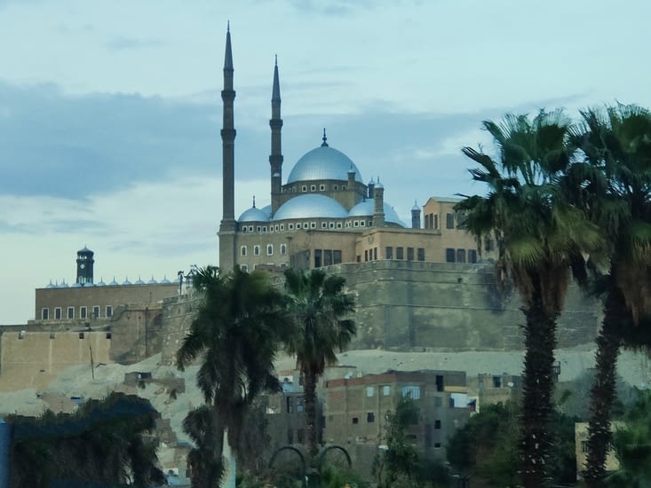 Mosquée Mohamed Ali vue de la route