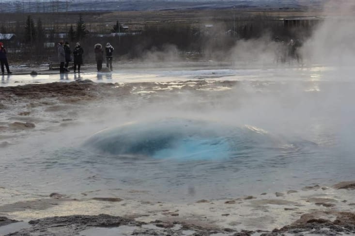 Geysir :la fameuse bulle !