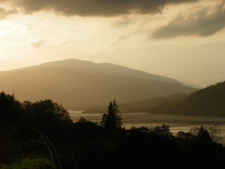 route vers l'île de skye