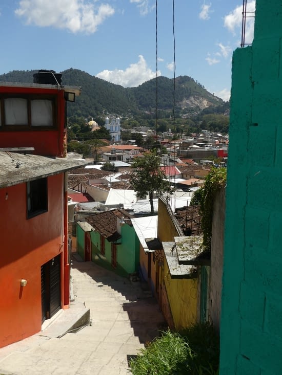 Vue depuis la moitié de la montée