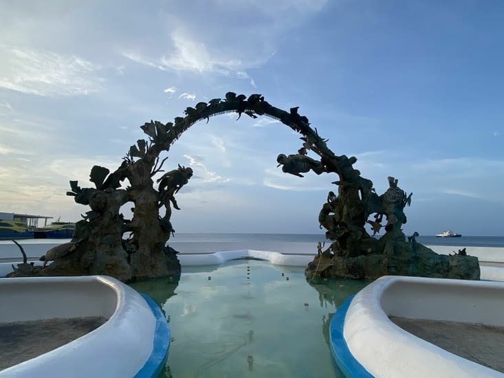 Sculpture du front de mer