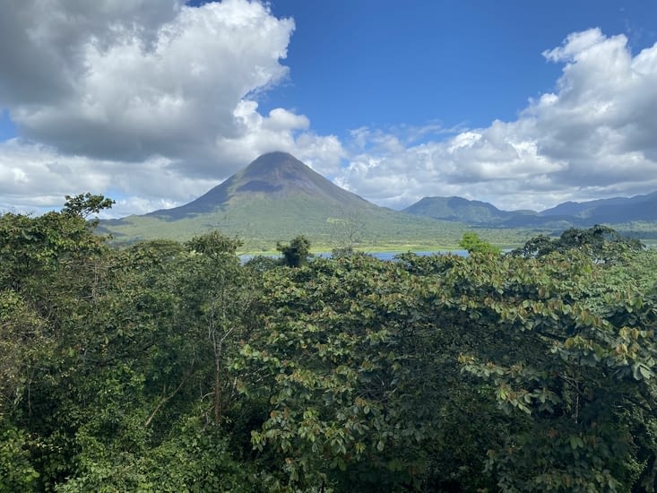 Le volcan Arenal dans toute sa splendeur