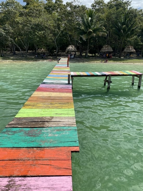 La plage depuis le ponton