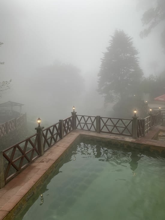 Bain dans les nuages