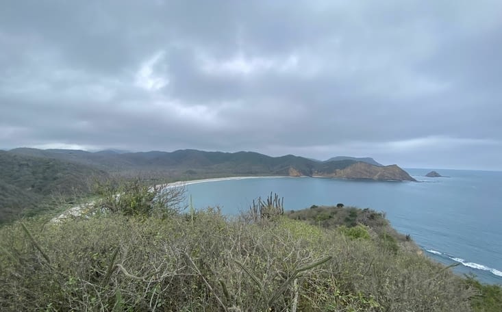 Panorama sur Playa Los Frailes