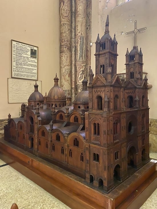La maquette de la cathédrale