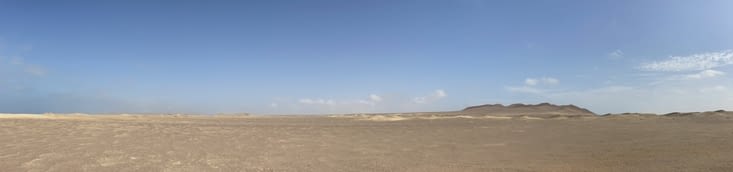 Panorama sur le désert