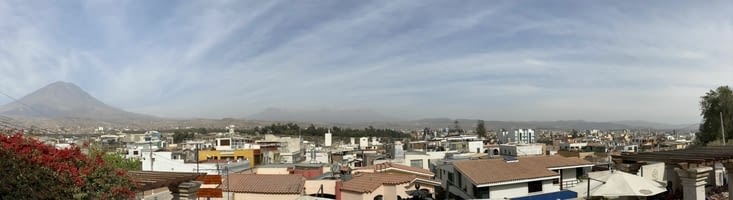 Splendide vue sur Arequipa