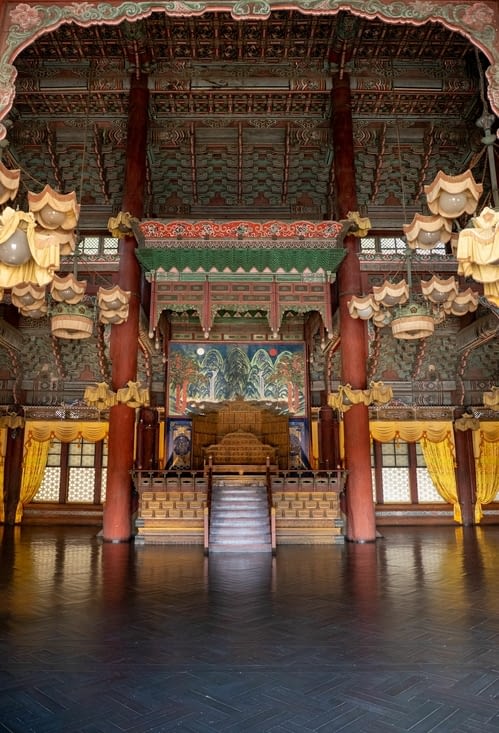 Le trône de Changdeokgung