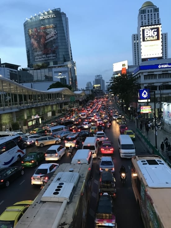 Le quartier des centres commerciaux