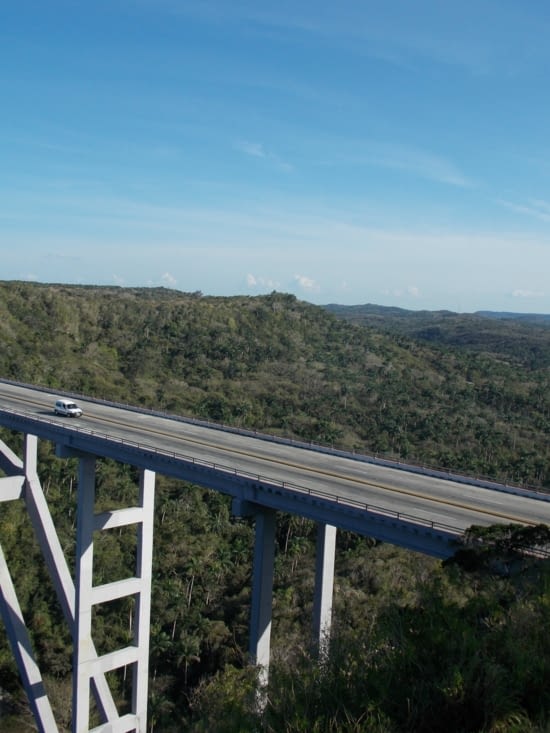 pont de Bacunayagua, le plus haut de l'ile : 112m