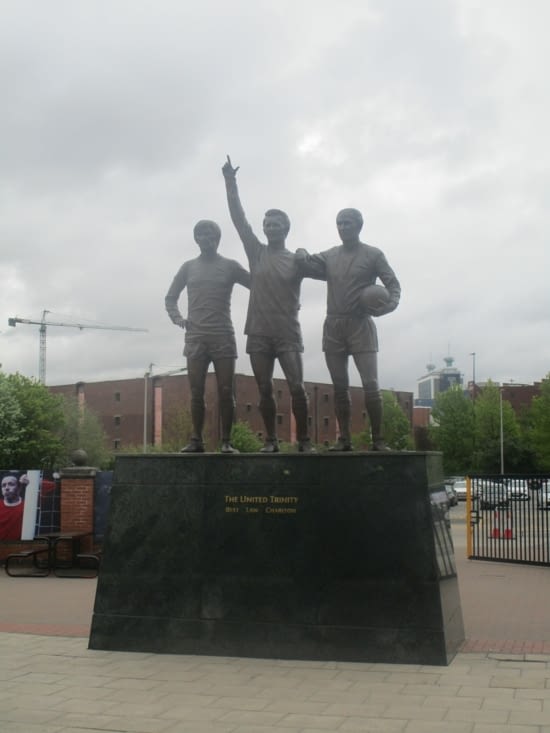 La statue des joueurs sur l'esplanade