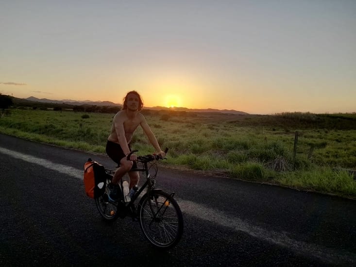 Après avoir kité toute la journée il faut rentrer, et ça monte en plus !