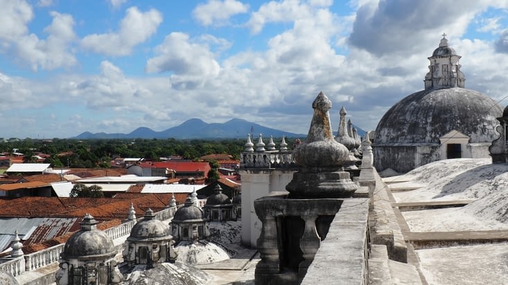 Sur le toit de la Basilique Asuncion