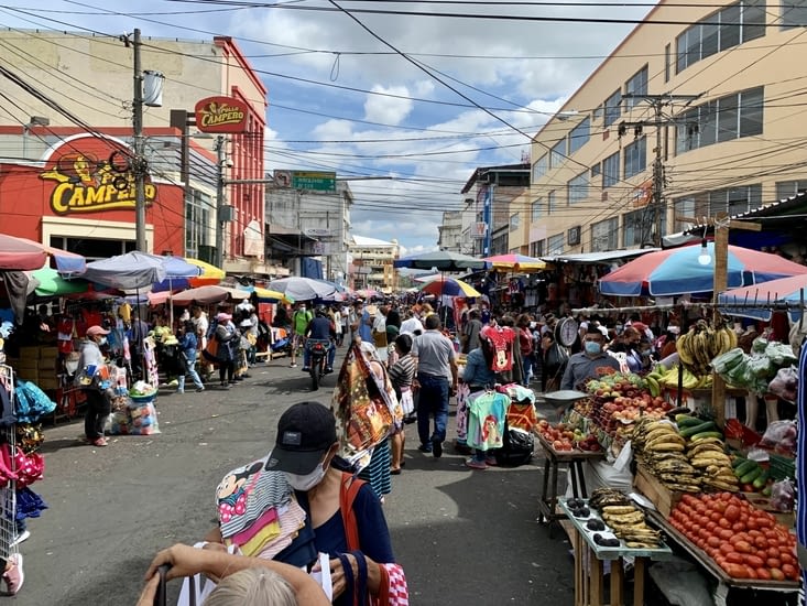 Le marché de San Salvador