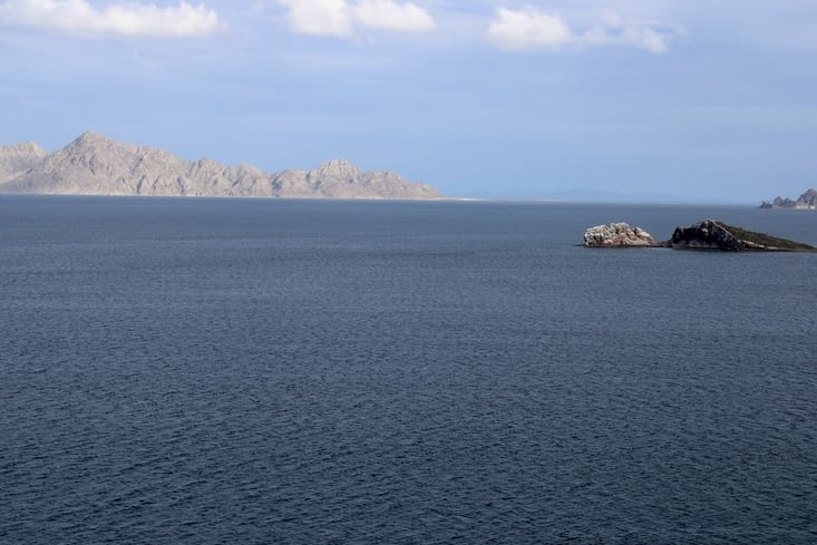 Les îles désertes du Golf  de Californie