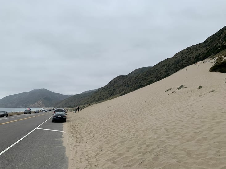 Étrange dune vers Ventura