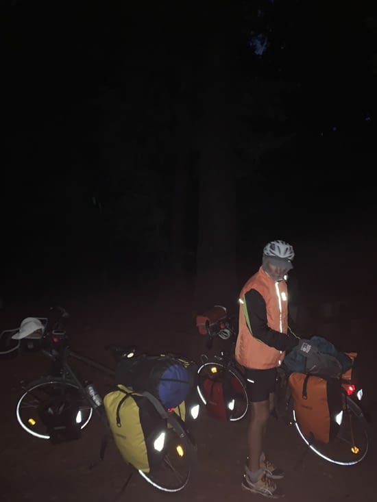 Et maintenant il faut monter le campement !