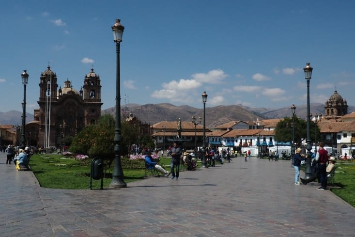 plaza mayor del Cusco