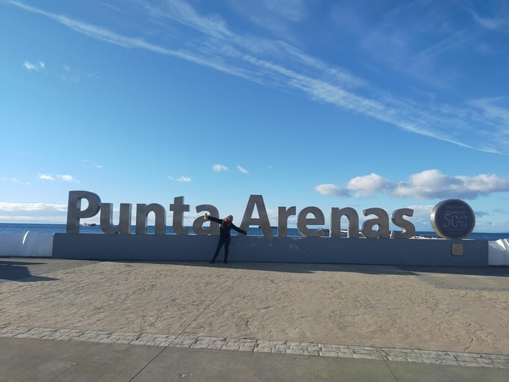 La côte, parfois ensoleillée, de Punta Arenas