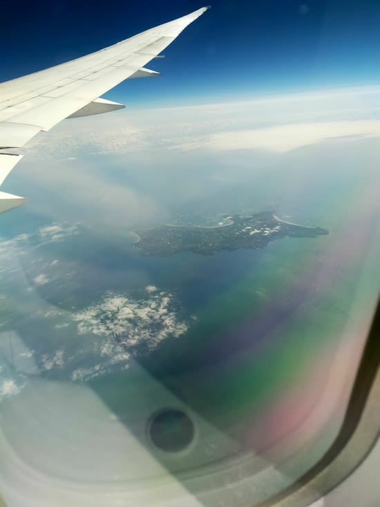 Survol de l'île de Jersey