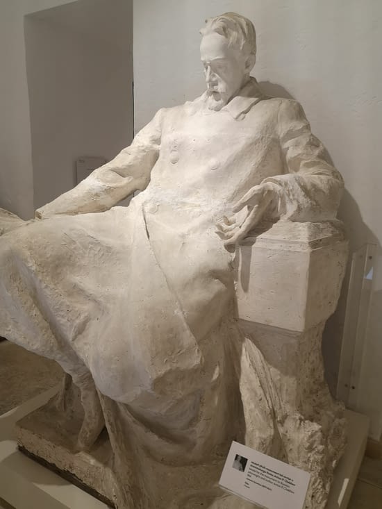 Anton Tchekov sculpté par Sciortino - Expo permanente du Muza